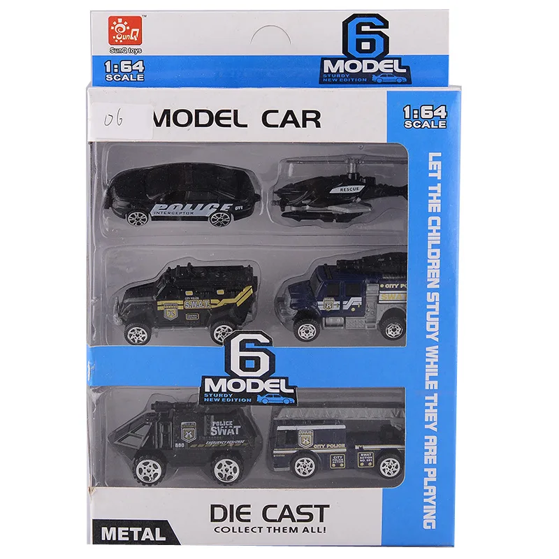 

Chenghai Toy Children'S Educational Alloy Toy Car 6 Gift Box Military Model Set