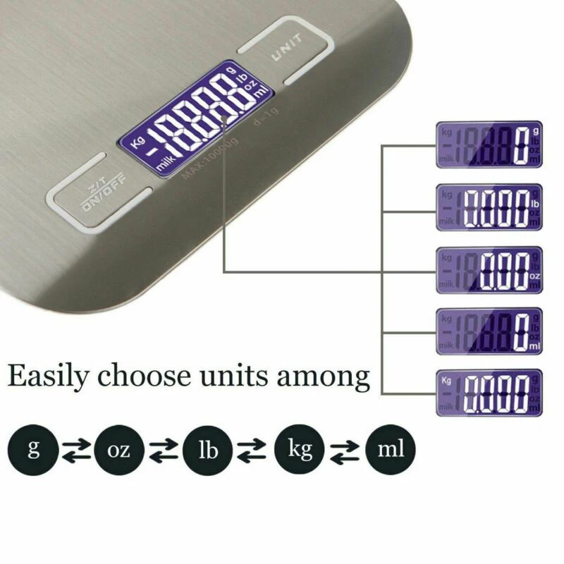 5kg/1g Kitchen Scale Electronic Food Weighing Scale Digital Measuring Gram Sale