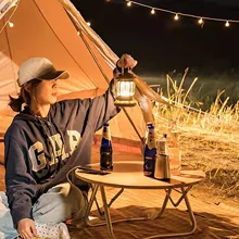 

Retro LED Camping Light USB Rechargeable Portable Lantern Dining Table Lamp 3500K 5000mAh Outdoor Waterproof Emergency Tent Lamp