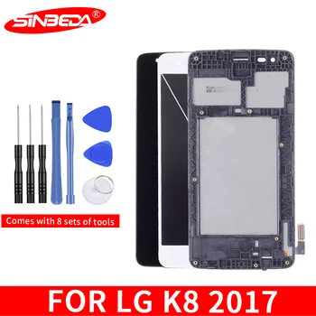 

Original 5.0" For LG K8 2017 M210 LCD Display Touch Screen Digitizer with Frame For LG K8 2017 M210 LCD Display M200 M200N M200E