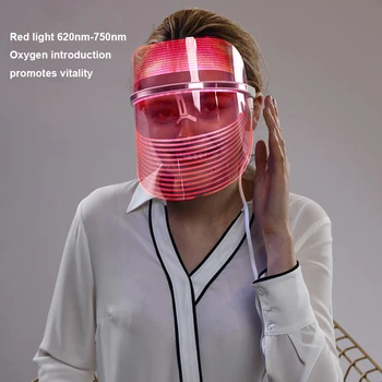 

DIOZO Light Therapy Facial Mask 3 Colors Facial Machine Anti Acne Wrinkle Device Skin Beauty Moisturizing Rejuvenation LED Mask