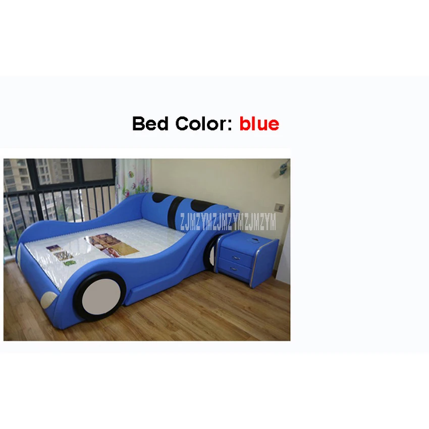 1,2 м/1,35 м/1,5 м/1,8 м детская кровать с матрасом прикроватный шкаф домашняя кровать детская мебель для спальни дизайн автомобиля твердая древесина кожа