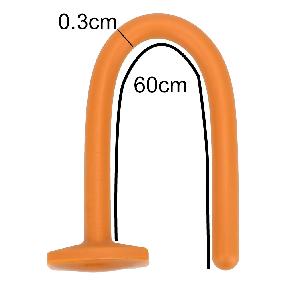 Extra Long Anal Dildo For Prostate Massage In Liquid Silicone_voghion.com