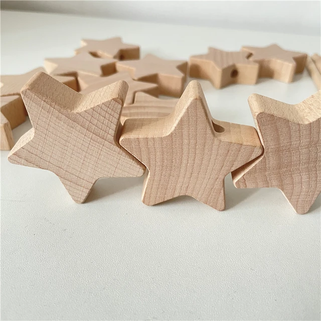12pcs Wooden Star Fairy Stick Baby Nordic Wood Toys Beech Creative Room Decoration Kids Montessori Educational Toy for Children 4