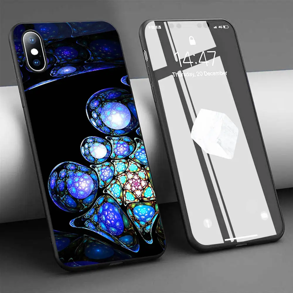Coque Bright Orbs Soft Silicone Phone Case for iPhone 11 Pro Max X 5S 6 6S XR XS 7 8 Plus Cover | Мобильные телефоны и