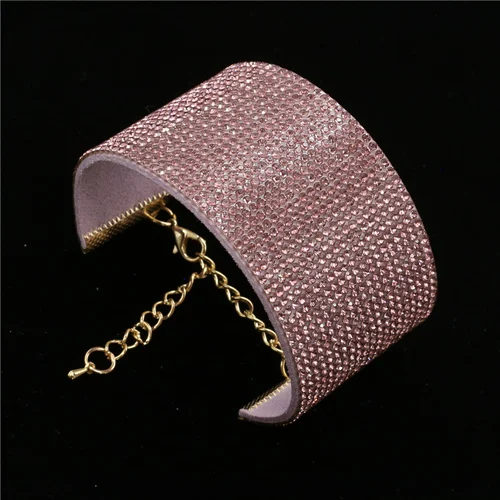 Pink-Blue-Black-Design-Gorgeous-Trendy-Rhinestone-Wide-Chain-Link-Leather-Bracelets-Women-Fashion-Bangle-Female.jpg_640x640