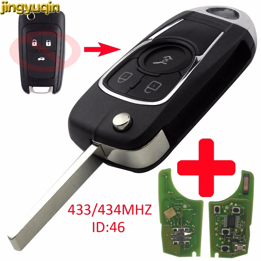 Дистанционный ключ брелок от машины для Chevrolet Cruze Buick Vauxhall Opel Insignia Astra J Zafira C 3