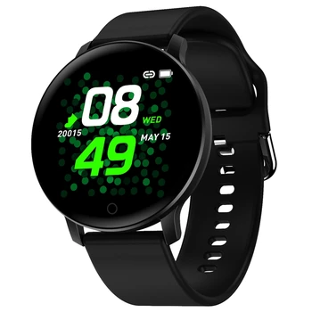 

X9 Smart Bracelet 1.3 Inch Round Sn HD IPS Color Sn Heart Rate Blood Pressure Sleep Monitoring Tracker(Black)