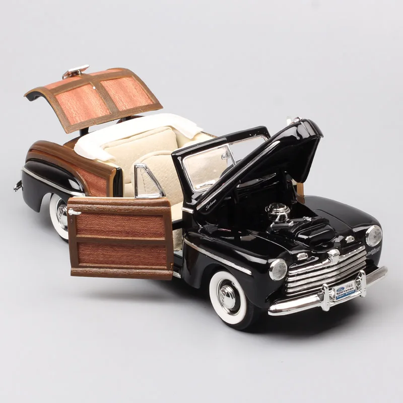 Классический масштаб 1:18 1946 Ford Sportsman woody Конвертируемые Diecasts& Toy Vehicles модели автомобилей игрушки реплики детские подарки