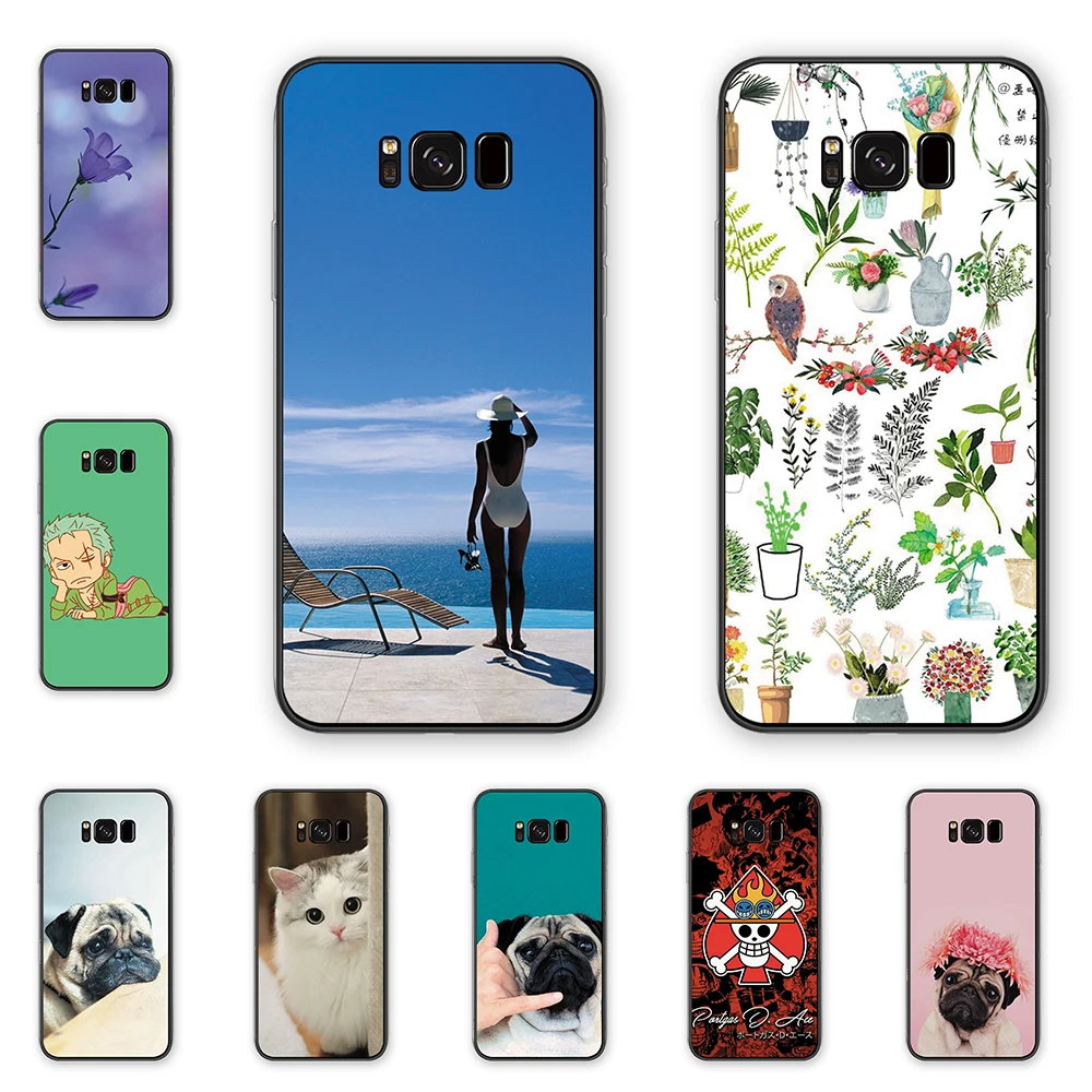 

Cute Stitch Pikachu Cover Silicone TPU Phone Case For Samsung Galaxy Note 5 9 Animals soft back Phone Case For Galaxy S8 S10