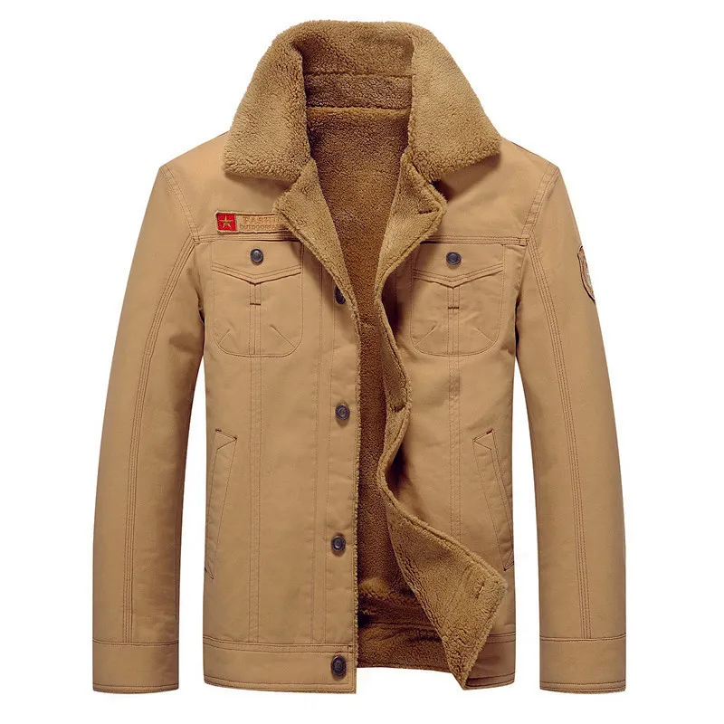 Новинка, зимняя мужская куртка, Теплая мужская куртка с меховым воротником, мужские тактические флисовые куртки, прямая M-6XL
