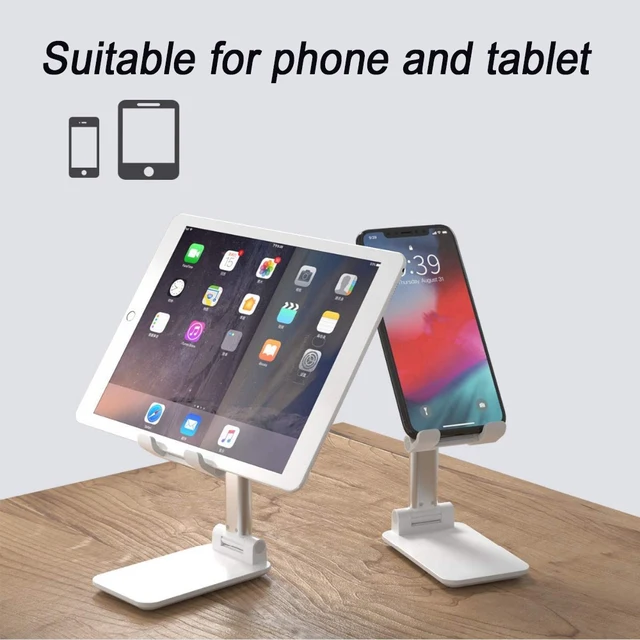 Support aérien pour téléphone tablette, réglable en hauteur et en Angle,  socle de bureau en aluminium, Compatible avec un téléphone portable et des  tablettes 3.5-11 - AliExpress