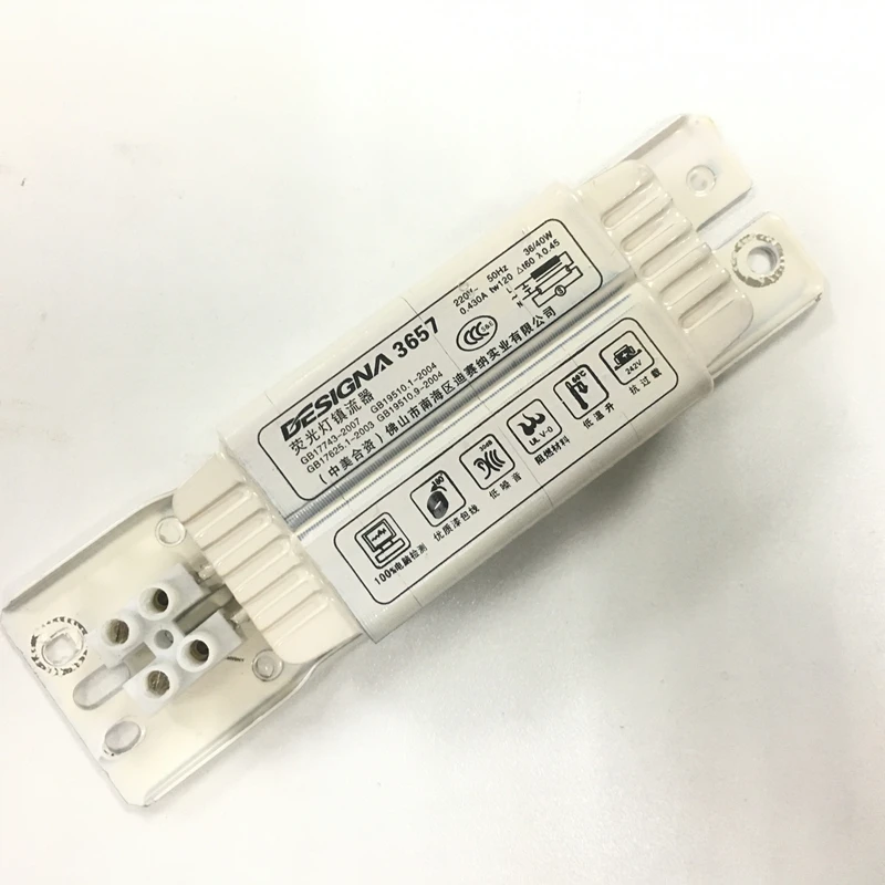 Inductive fluorescent tube bracket ballast fluorescent tube inductive