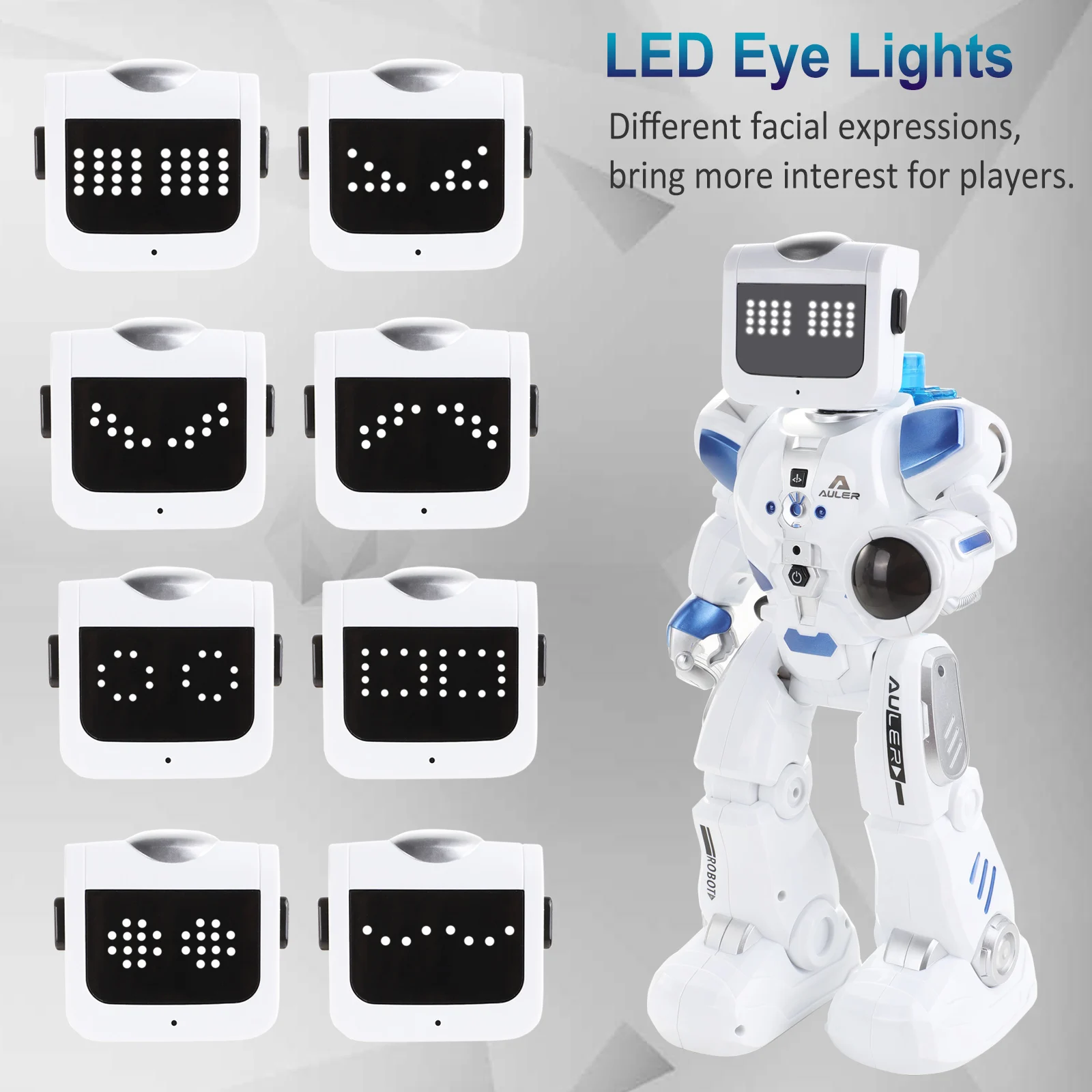 K3 Robots Smart Intelligent Alpha Robot RC/Sound Control Singing Dancing Hydroelectric Hybrid Intelligent Robot