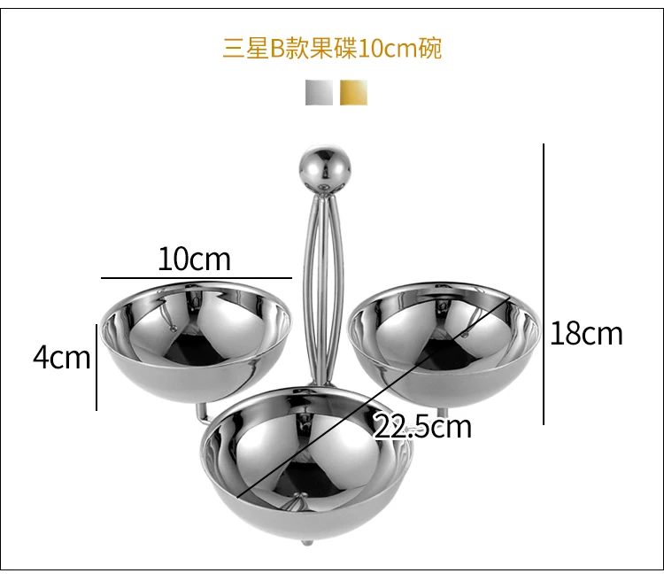 Нержавеющая сталь закуска панель лотка Ktv фруктовое блюдо металлическая Фруктовая тарелка Dim Sum блюдо сухофрукты конфетная стойка перегородка десертная закуска стойка