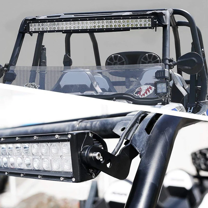 Аксессуары светодиодный светильник кронштейн для Polaris RZR 1000& 900 2007- для 30 32 дюймов изогнутый/прямой светодиодный светильник