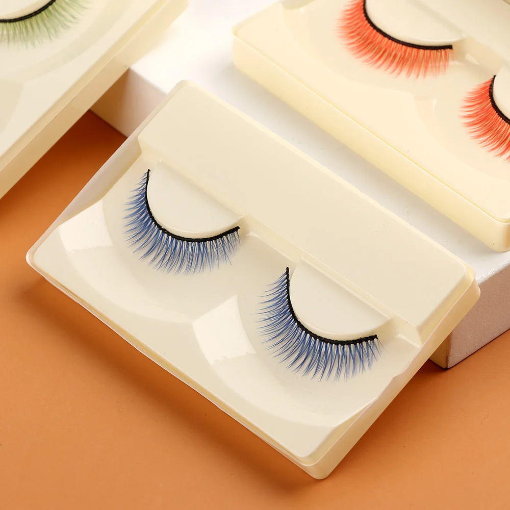 Multicolor Simulation False Eyelashes Suitable for 1/3 1/4 Dolls 0.8cm Doll's Eye Lashes DIY Modification Decoration Accessories