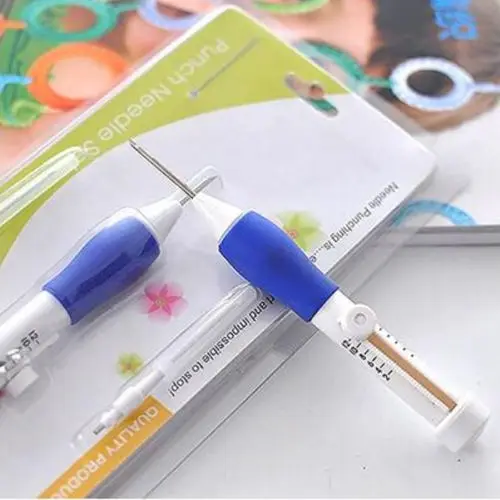 2020 New Fashion Hot Popular 6Pcs ABS Plastic DIY Magic Embroidery Pen Set 1.3mm 1.6mm 2.2mm Punch Needle | Дом и сад