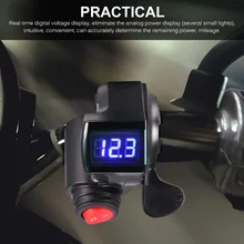 AOZBZ Thumb Accelerator Электрический велосипед ручка бар вольтметр ЖК-дисплей мотоцикл Скутер E-Bike Thumb Дроссельный ускоритель