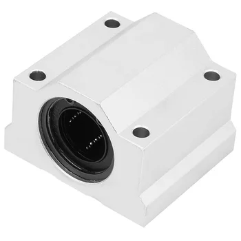 

SCS25UU 25mm Aluminum Alloy Linear Motion Ball Bearing Pillow Block Closed Linear Bearing Slide Block Slide Bushing