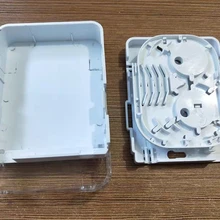 20 шт. FTTH Клеммная коробка один порт ABS РАСПРЕДЕЛИТЕЛЬНАЯ КОРОБКА настенное крепление настольная патч-панель белый 1C волоконно-оптическая распределительная коробка ELINK