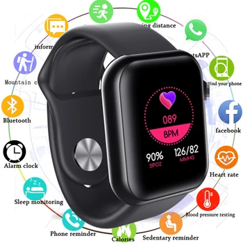 

2020 Men Women Smart Watch Waterproof Blood Pressure Smartwatch Heart Rate Monitor Sleep Tracker Clock Watch For Android IOS