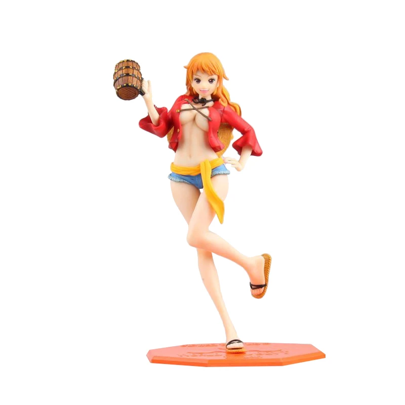 ワンピースナミ海賊版 アニメアクションフィギュアモデル22センチメートルpvcわら帽子セクシーガールフィグマ像コレクション玩具デスクトップの装飾 Aliexpress