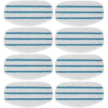 

8 Pack Steam Mop Pads Replacement for PurSteam ThermaPro 10-In-1 Mop Cleaner Washable