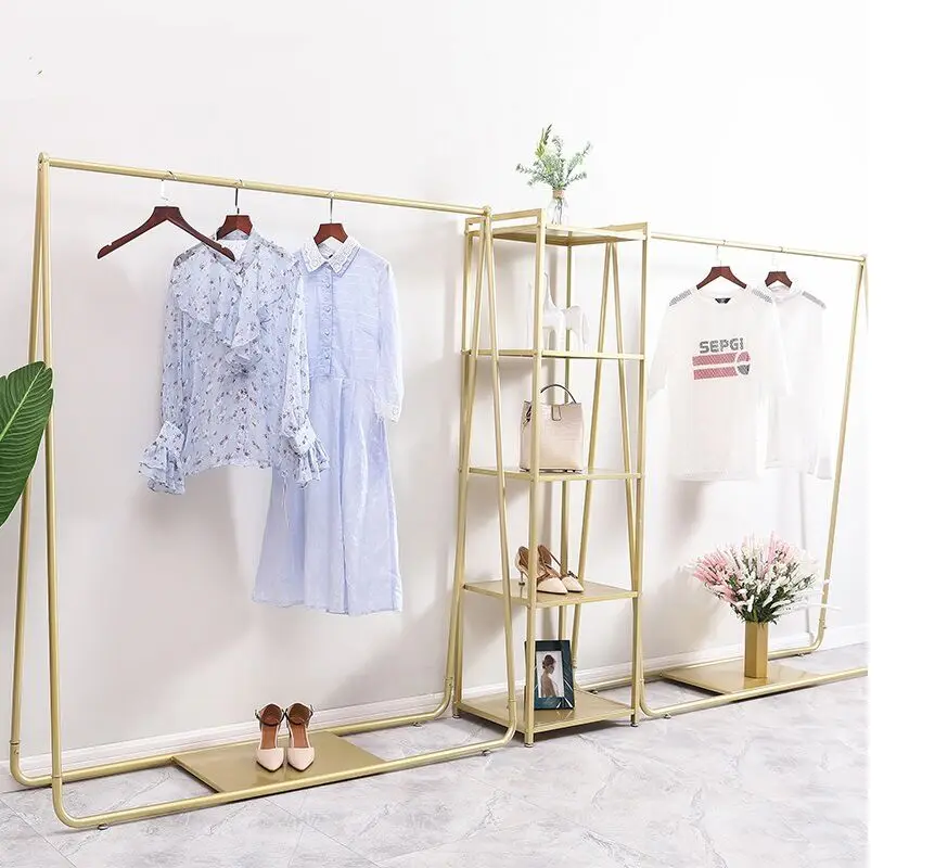 

Simple Fashion Large Capacity Coat Rack Multifunctional Bedroom Wardrobe Storage Shelves Indoor Drying Rack Home Clothes Hanger