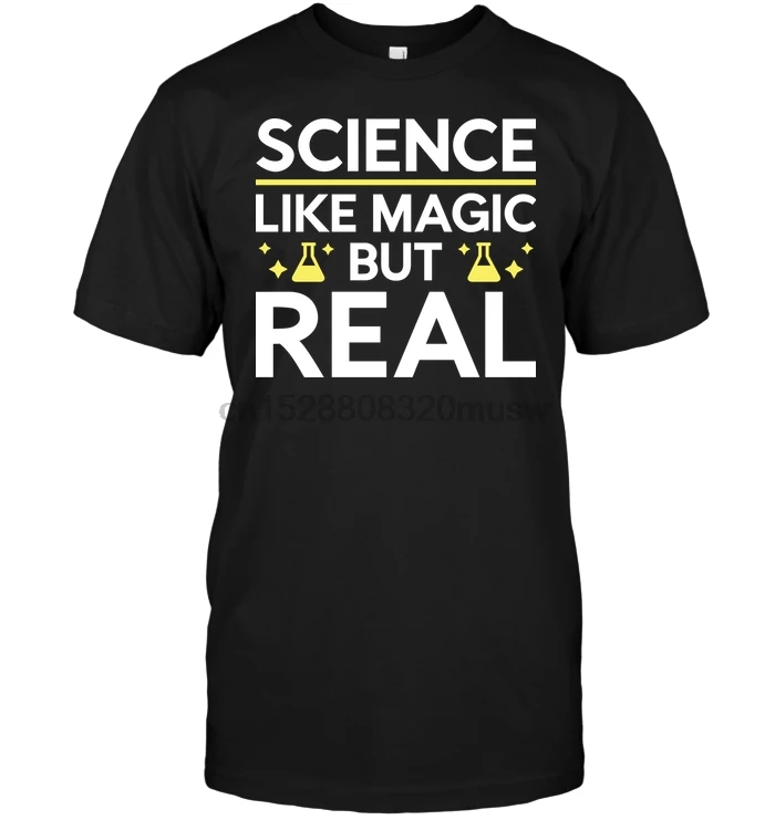 Бренд Science Like Magic But Real Футболка мужская футболка с коротким рукавом |