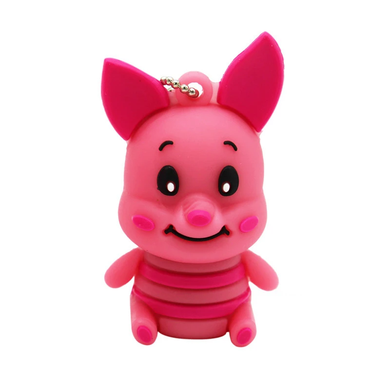 USB флеш накопитель TEXT ME cute Cartoon animal tiger/donkey/pig 4 ГБ 8 16 32 ГБ|flash drive|pendrive 4gbusb flash drive |
