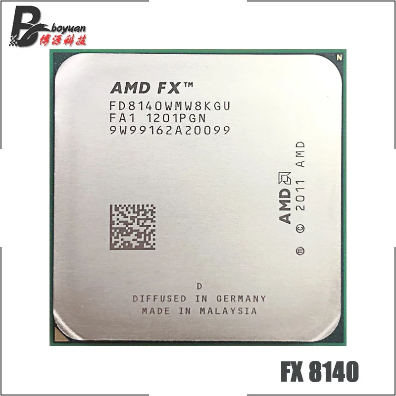 AMD FX серия 8140 3 2 ГГц Восьмиядерный центральный процессор FD8140WMW8KGU разъем AM3 +|socket am3|fx
