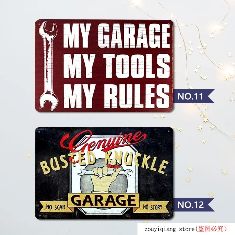 DAD'S Garage ремонт автомобилей магазин шин винтажная металлическая живопись жестяная вывеска Ретро табличка плакат Паб Бар Гараж Настенный декор
