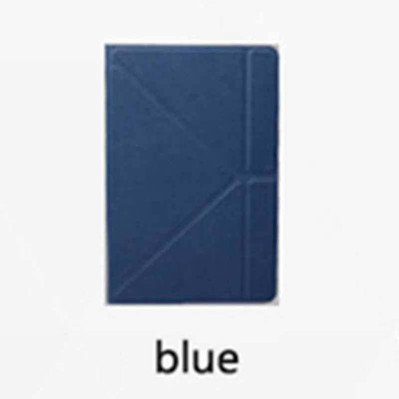 Desxz 7,9 в чехле для ipad 1 ipad mini 1 2 3 4 Беспроводная Bluetooth клавиатура складные чехлы Защитный чехол Ультратонкий планшет IOS - Цвет: Синий