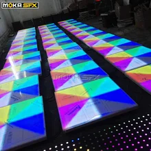 16 шт./лот 1 м* 1 м СВЕТОДИОДНЫЙ танцпол RGB DMX512 СВЕТОДИОДНЫЙ танцпол Для Свадебная вечеринка в стиле диско танцпол