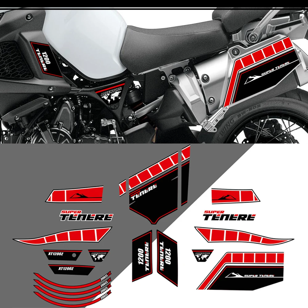 2010 2011 2012 2013 For YAMAHA SUPER TENERE XT1200Z Trunk Luggage Tank Pad Protection Stickers XT 1200 Z WORLD CROSSER Kit gc3t 19g490 aa for ford super duty 2013‑2016 car camera car assecories rear view camera parking assist backup camera