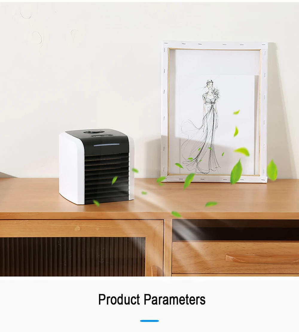 refrigerador de ar espaço pessoal ventilador de