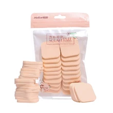 20 шт. Влажная и сухая губка для макияжа, пудра пуховка Тональная основа косметический для лица губки, мягкий порошковый спонж для BB Кремовые румяна