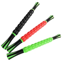 Гимнастический массажный ролик для мышц 45 см, 9 колес, ролик для йоги, роликовое устройство для тренировки мышц, для фитнеса, йоги, ног