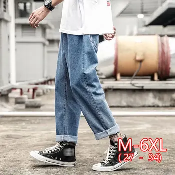 

2020 New Fashion Mens Jeans Brand 2020 Hip Hop Autumn Ripped For Men Solid Cotton Full Length Mid Black Color Sale Washed Jeans