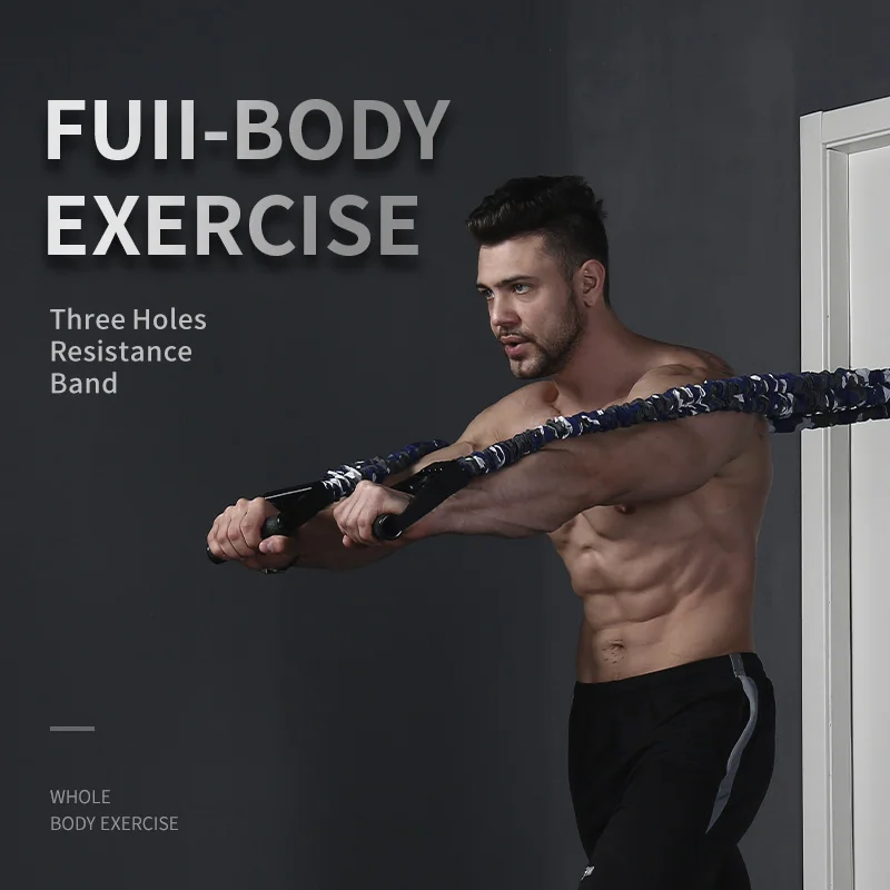 Adjustable Elastic Fitness Resistance Bands Expander Home Gym