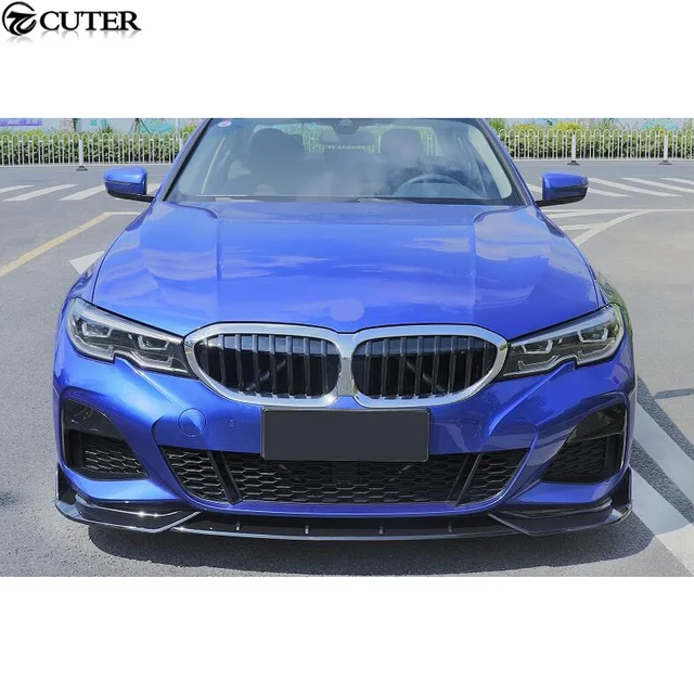 G20 3 Serie M-tech f Stil Pp Carbon Fiber Front Bumper Lip