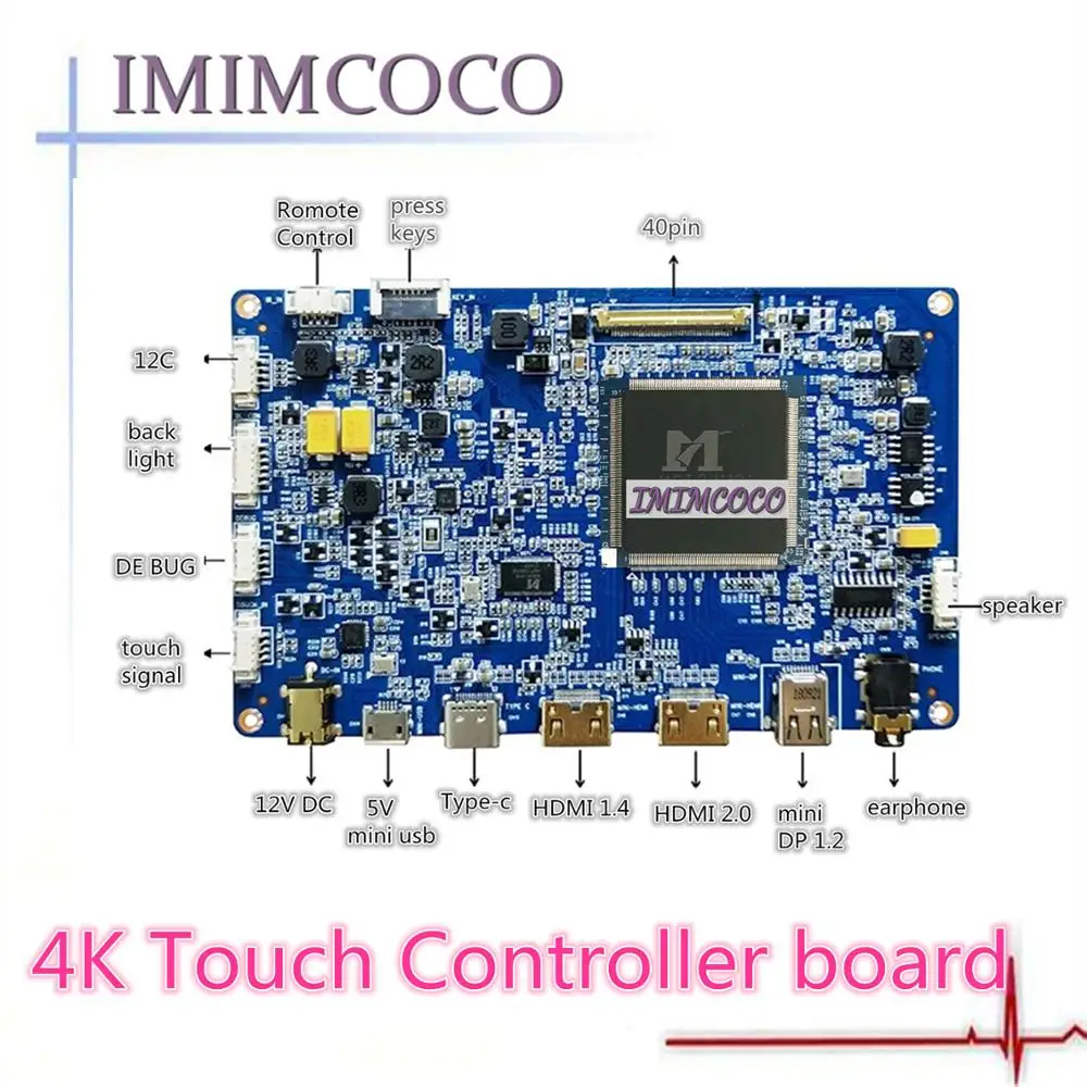 Плата контроллера 4K TOUCH Type-C + mini DP 2 мини-порта HDMI чехол 17 3 для портативного