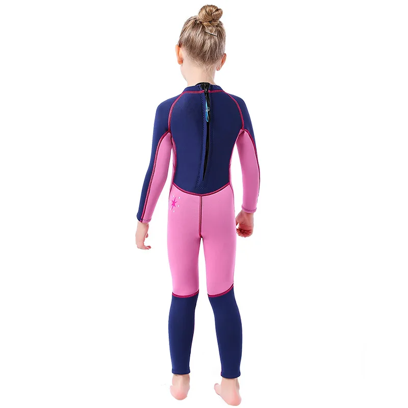 Детский костюм для дайвинга, для мальчиков и девочек, анти-УФ, сохраняющий тепло, 3 мм, купальник для детей, цельный, для серфинга, Сноркелинга, купальный костюм для детей