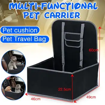 

Dog Car Front Seat Cover Protector for Cars 2 in 1 Carrier for Dogs Folding Cat Car Booster Seat Cover Anti-Slip Pet Car Carrier