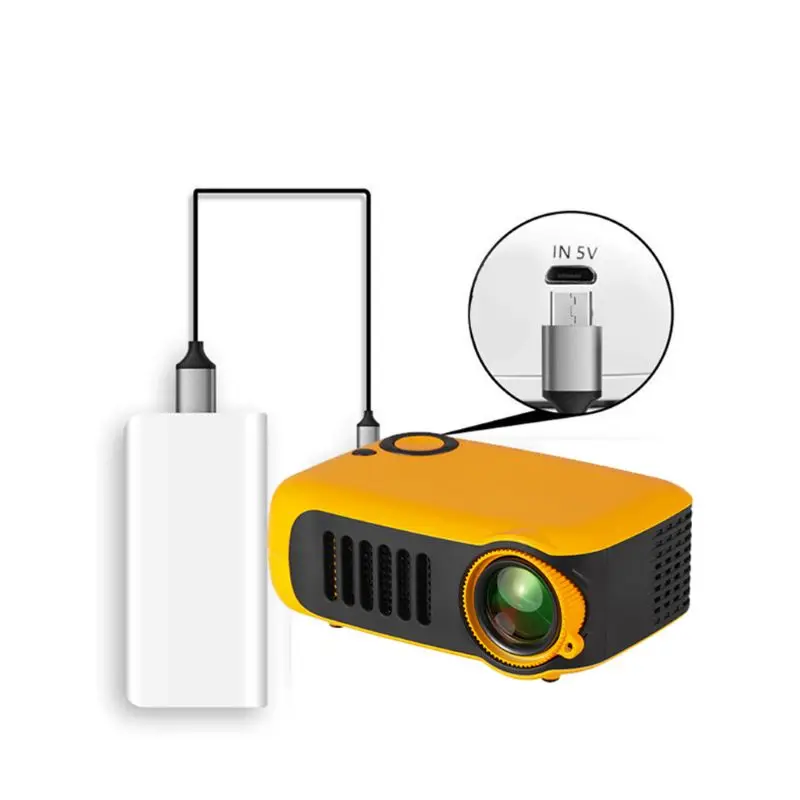 

Mini Portable Projector Home Theater Video Projector US Plug