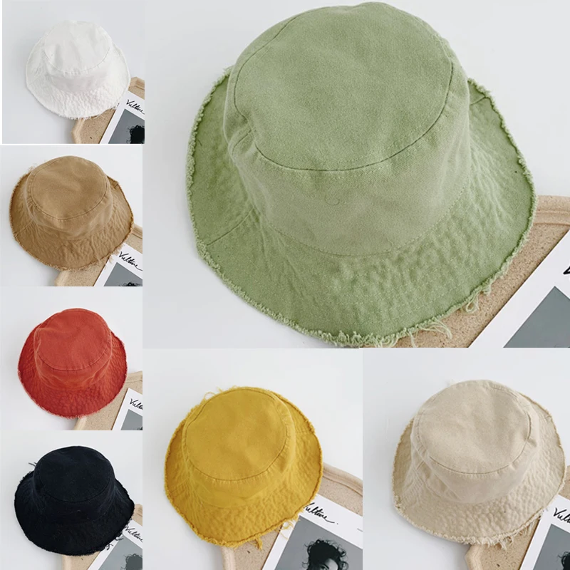 Female Bucket Hats Fishing Outdoor Hip Hop Cap Men