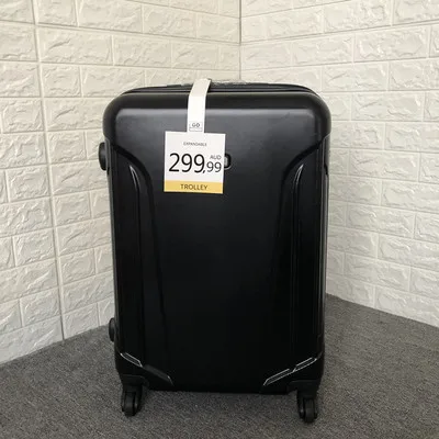 Vnelstyle 2" 24" 2" дюймов ABS дешевый багаж на колесиках набор расширяемая тележка дорожная сумка набор с колесиками - Цвет: Black
