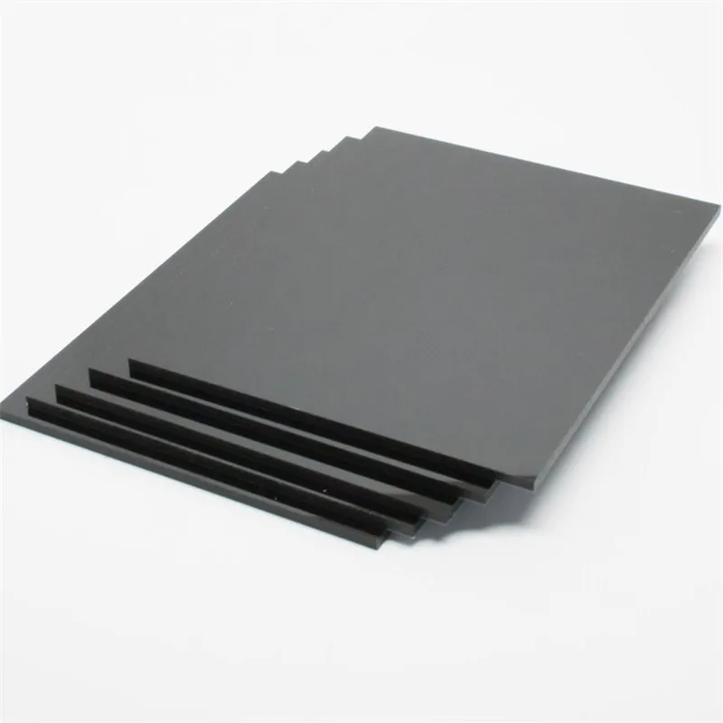 Pvc Hard Polyvinyl Chlorid Board Chemical Resistant Plastics Black