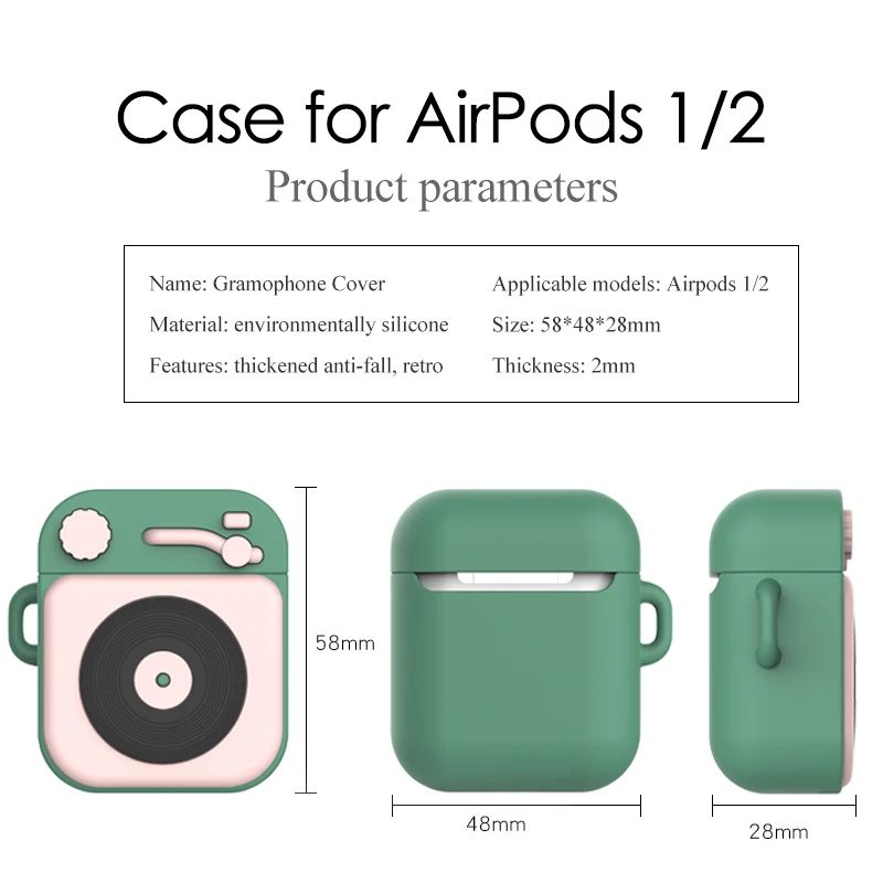 Чехол для наушников с 3D рисунком для AirPods, bluetooth-гарнитура, коробка для airPods 1, 2, чехол для телефона Air Podd, аксессуары, чехол для пары